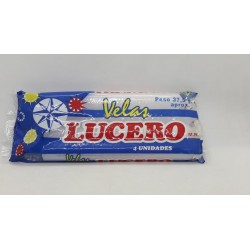 Velas Lucero, 4 unidades