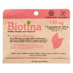 Biotina 150ug, Dulzura Natural